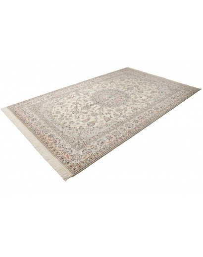 Tappeto Nain 9La Persia bianco grigio 210x332