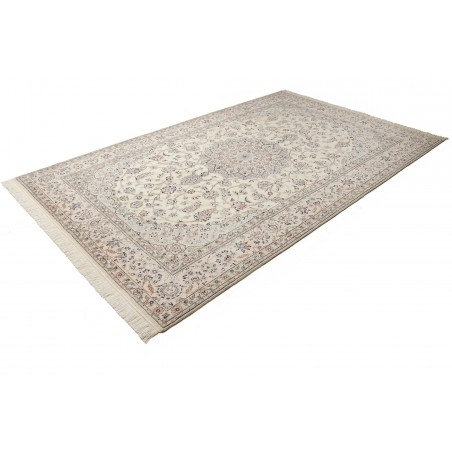 Tappeto Nain 9La Persia bianco grigio 210x332