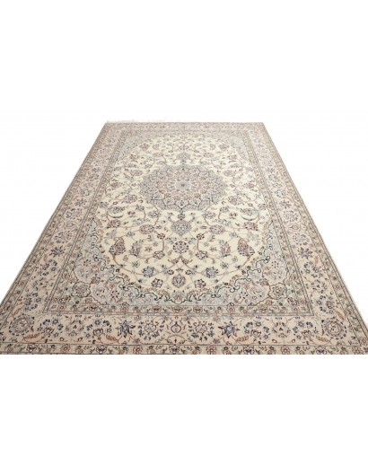 Tappeto Nain 9La Persia bianco grigio 210x332