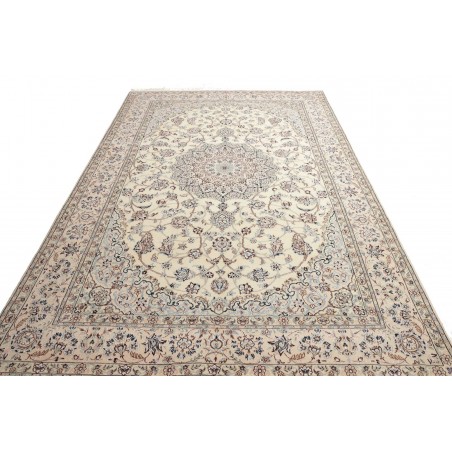 Tappeto Nain 9La Persia bianco grigio 210x332