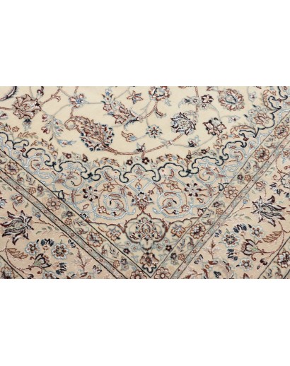 Tappeto Nain 9La Persia bianco grigio 210x332