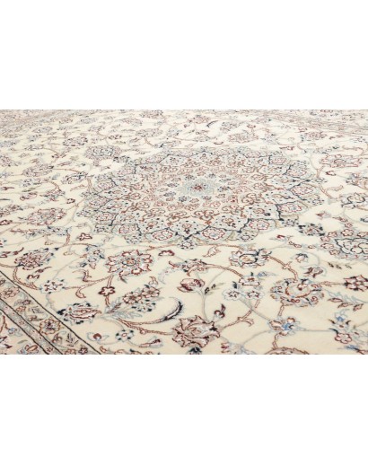 Tappeto Nain 9La Persia bianco grigio 210x332