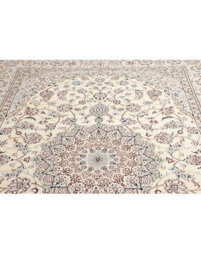 Tappeto Nain 9La Persia bianco grigio 210x332