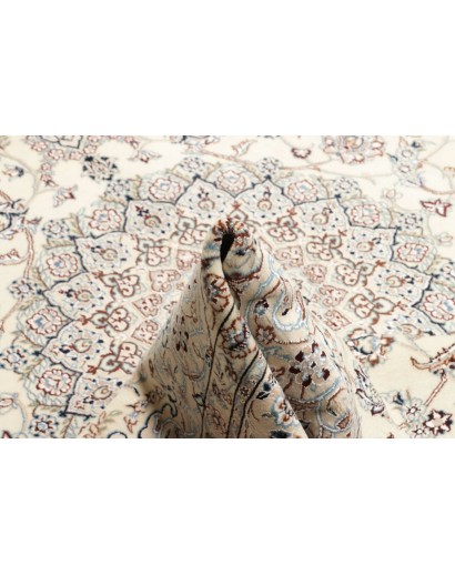 Tappeto Nain 9La Persia bianco grigio 210x332