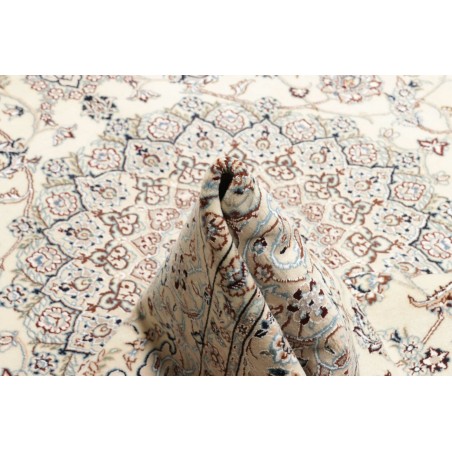 Tappeto Nain 9La Persia bianco grigio 210x332