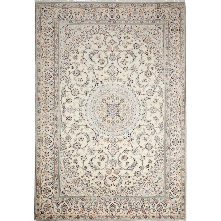 Tappeto Nain 9La Persia bianco grigio 204x298