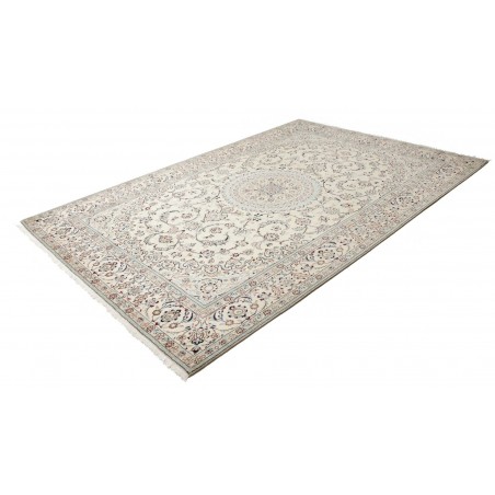 Tappeto Nain 9La Persia bianco grigio 204x298