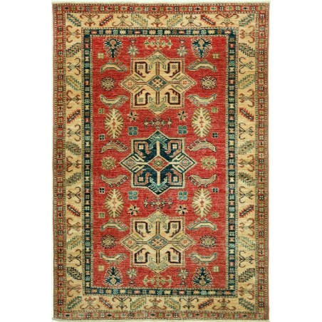 Tappeto Kazak Fine Pakistan arancione marrone 105x155
