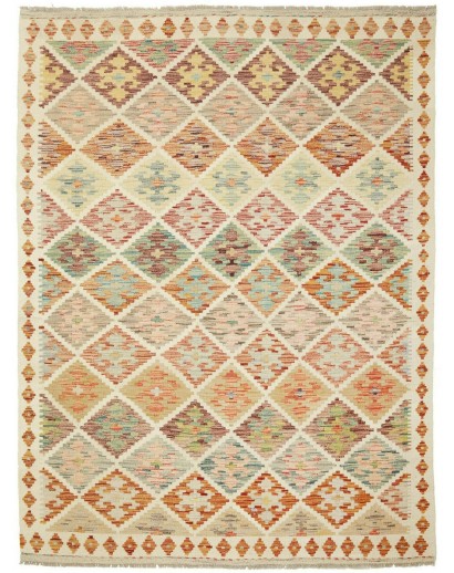 Tappeto Kilim Afghanistan marrone 148x196