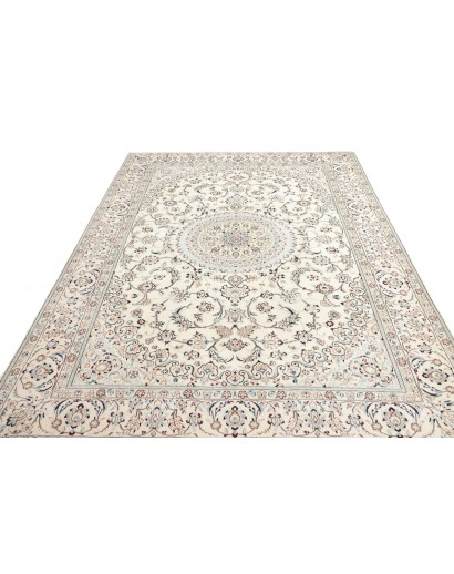 Tappeto Nain 9La Persia bianco grigio 204x298