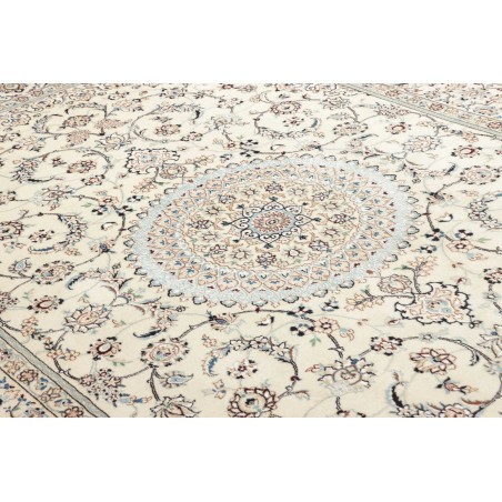 Tappeto Nain 9La Persia bianco grigio 204x298
