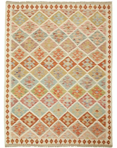 Tappeto Kilim Afghanistan marrone 150x198