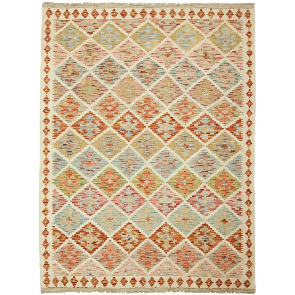 Tappeto Kilim Afghanistan marrone 150x198