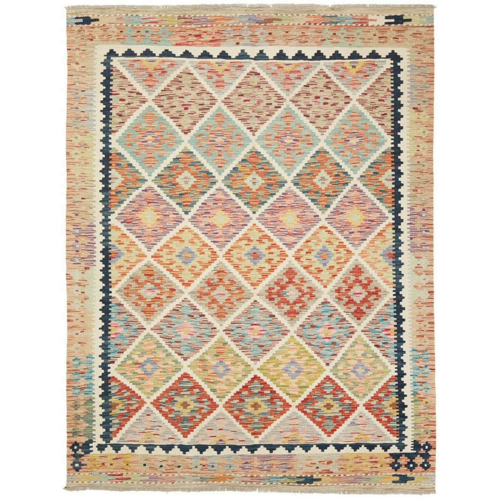 Tappeto Kilim Afghanistan marrone 148x215