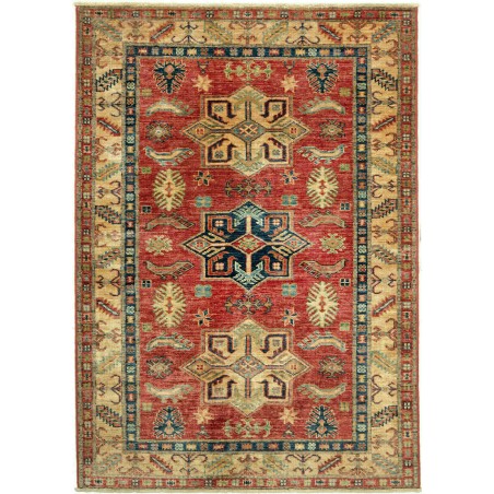 Tappeto Kazak Fine Pakistan arancione marrone 102x148