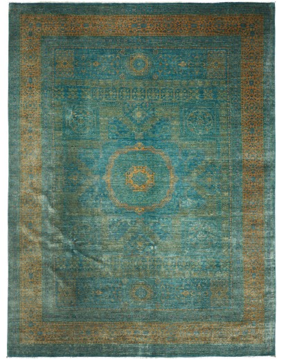 Tappeto Mamlouk Pakistan azzurro beige 267x358