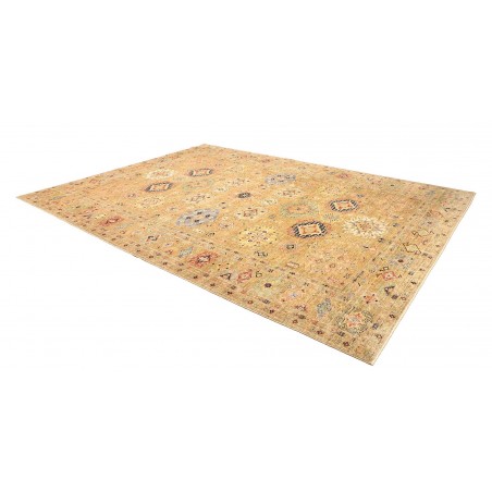 Tappeto Kazak Fine Pakistan marrone bianco 279x374