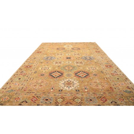 Tappeto Kazak Fine Pakistan marrone bianco 279x374