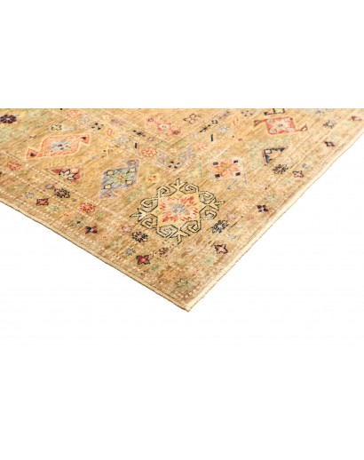 Tappeto Kazak Fine Pakistan marrone bianco 279x374
