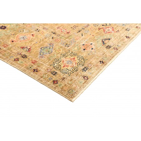 Tappeto Kazak Fine Pakistan marrone bianco 279x374