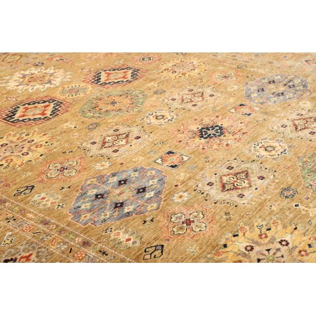 Tappeto Kazak Fine Pakistan marrone bianco 279x374