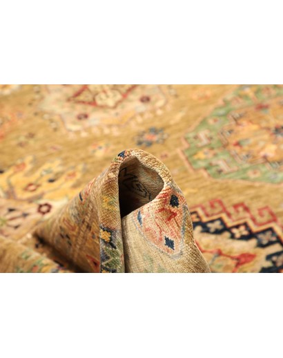 Tappeto Kazak Fine Pakistan marrone bianco 279x374