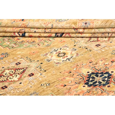 Tappeto Kazak Fine Pakistan marrone bianco 279x374