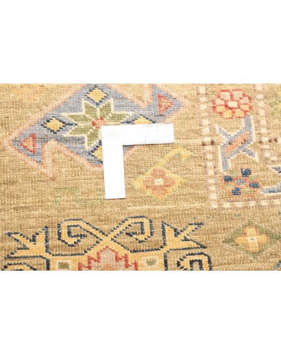 Tappeto Kazak Fine Pakistan marrone bianco 279x374