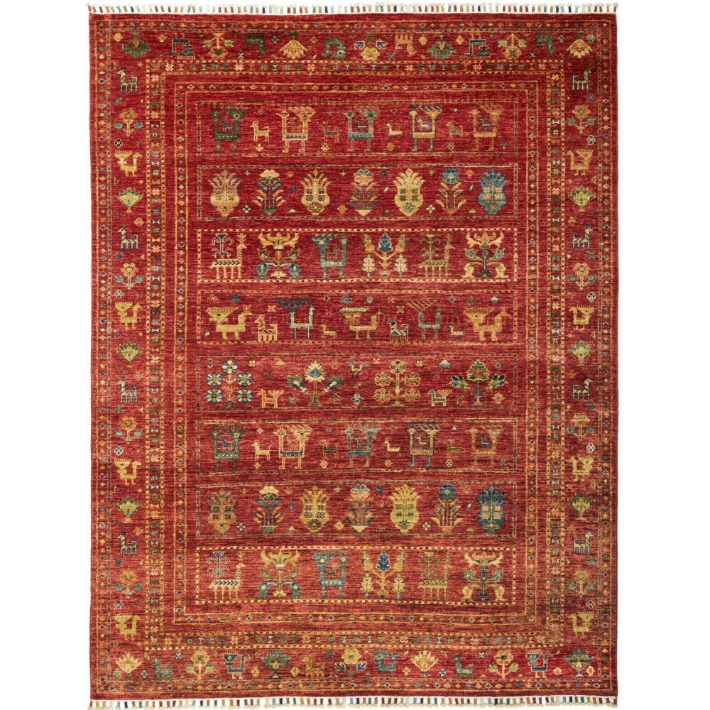 Tappeto Rubin Pakistan marrone arancione 153x202 Tappeto Rubin Pakistan marrone arancione 153x202