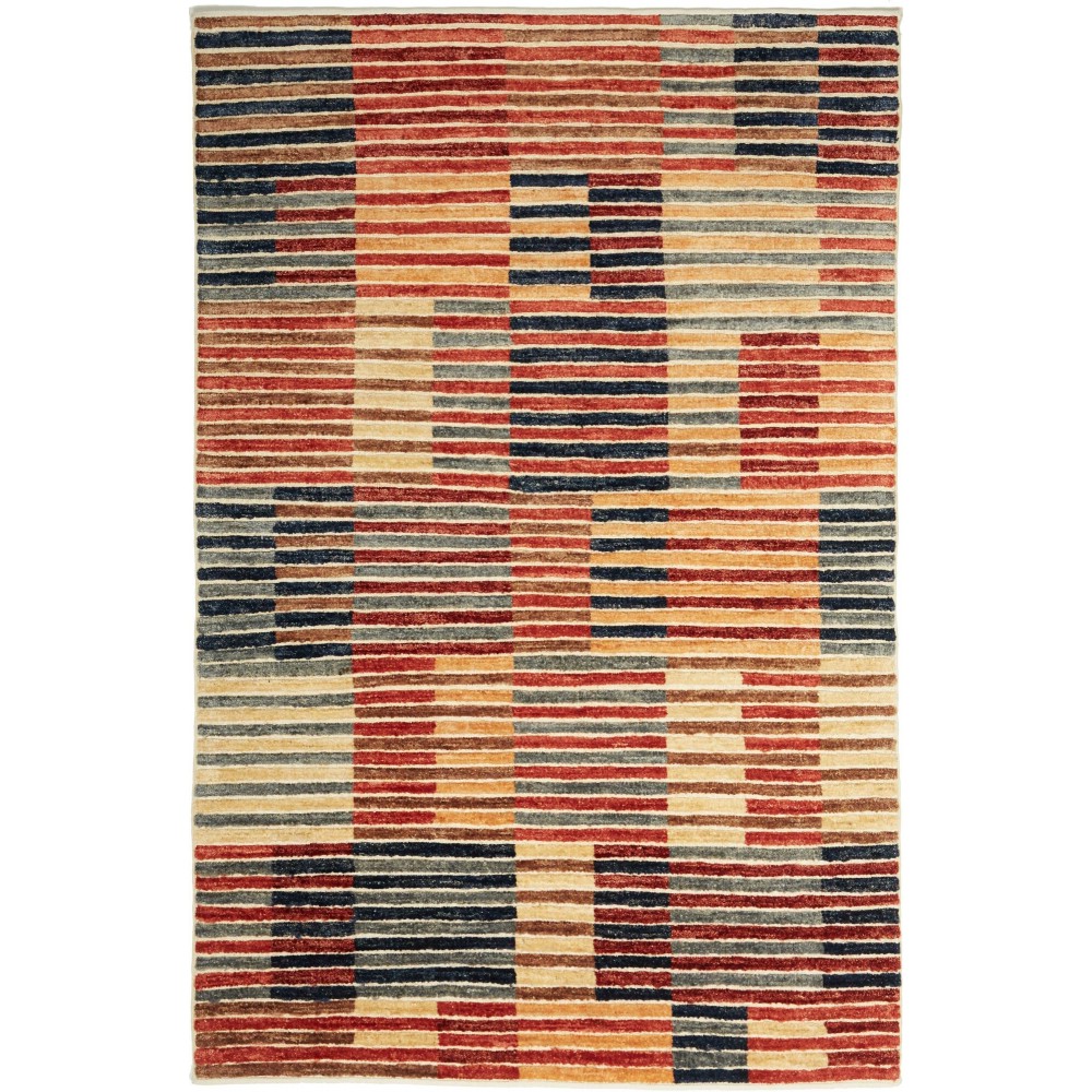 Tappeto Barjesta Pakistan arancione giallo 125x190