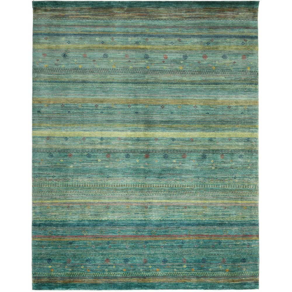 Tappeto Royal Gabbeh Pakistan bianco verde 242x310 Tappeto Royal Gabbeh Pakistan bianco verde 242x310