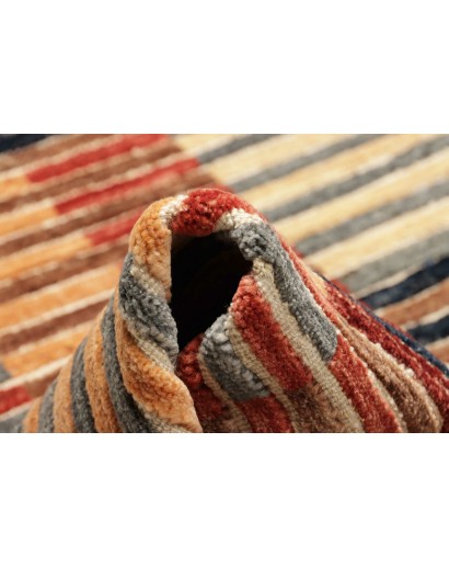 Tappeto Barjesta Pakistan arancione giallo 125x190