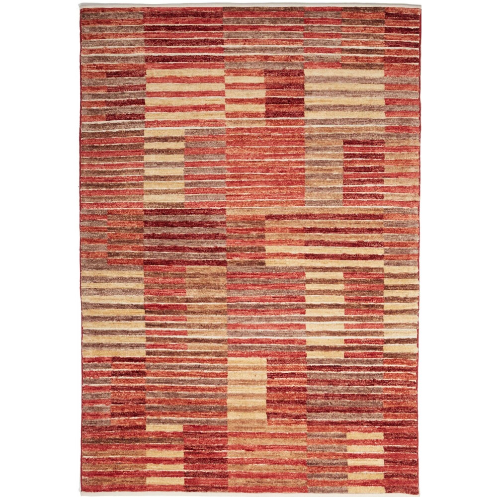 Tappeto Barjesta Pakistan rosso marrone 127x184