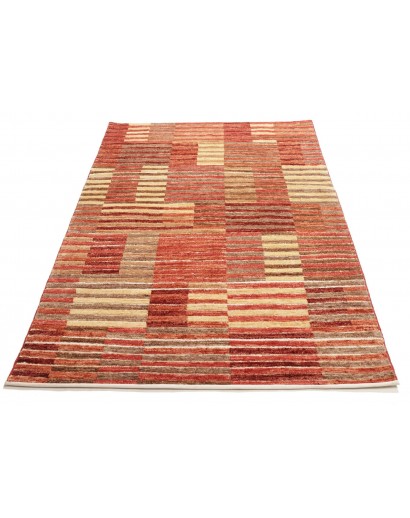 Tappeto Barjesta Pakistan rosso marrone 127x184