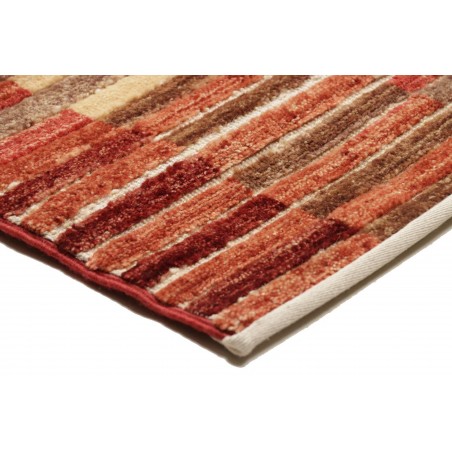 Tappeto Barjesta Pakistan rosso marrone 127x184