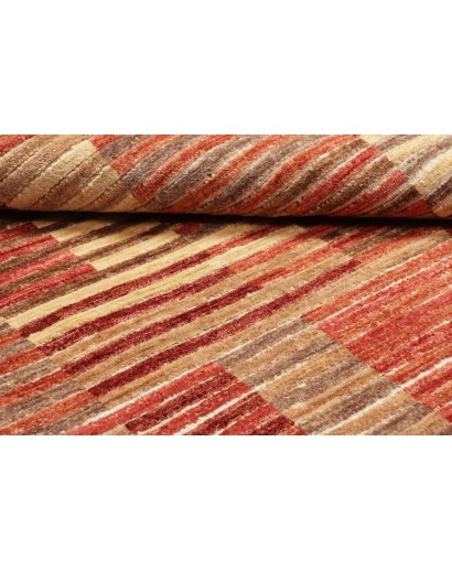 Tappeto Barjesta Pakistan rosso marrone 127x184