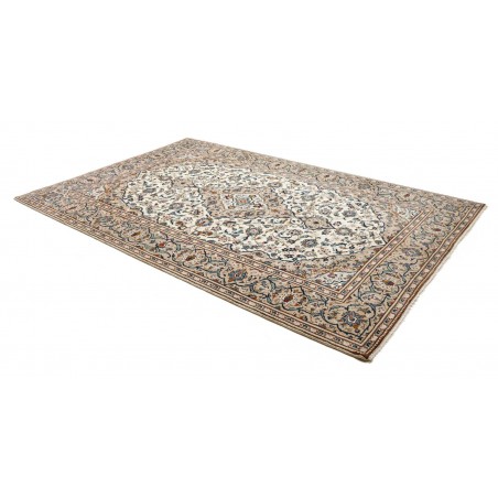 Tappeto Kashan Persia beige marrone 197x306