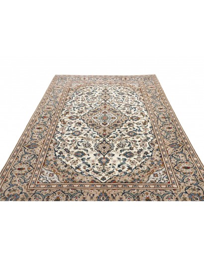 Tappeto Kashan Persia beige marrone 197x306