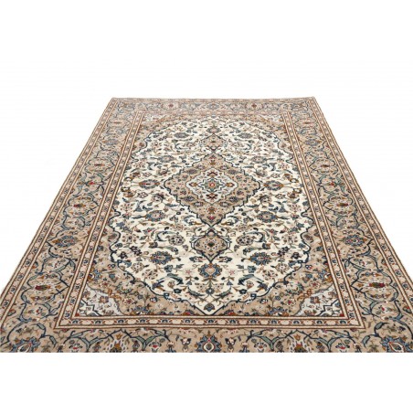 Tappeto Kashan Persia beige marrone 197x306