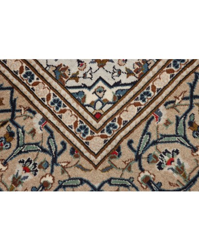 Tappeto Kashan Persia beige marrone 197x306