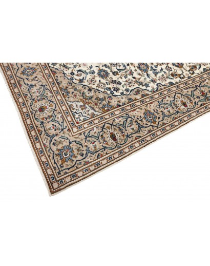 Tappeto Kashan Persia beige marrone 197x306