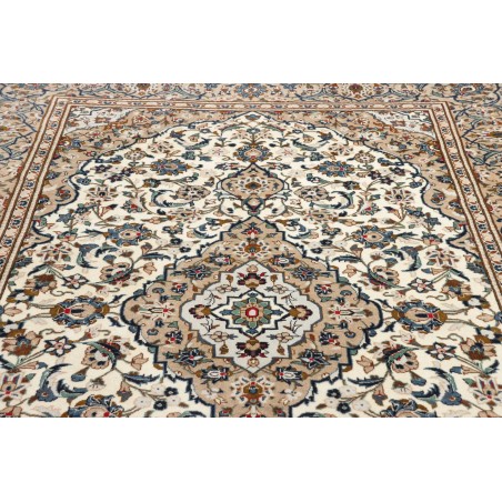 Tappeto Kashan Persia beige marrone 197x306