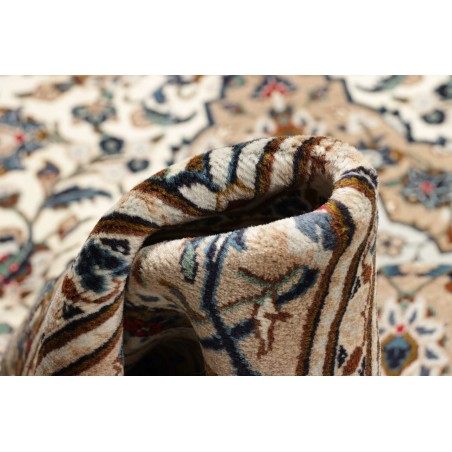 Tappeto Kashan Persia beige marrone 197x306