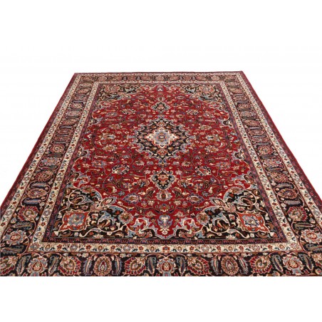 Tappeto Mashad Persia marrone bianco 243x340