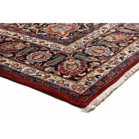 Tappeto Mashad Persia marrone bianco 243x340