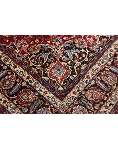 Tappeto Mashad Persia marrone bianco 243x340
