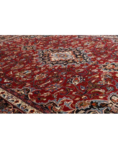 Tappeto Mashad Persia marrone bianco 243x340