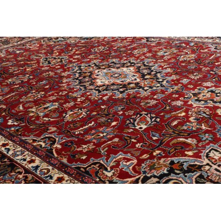 Tappeto Mashad Persia marrone bianco 243x340