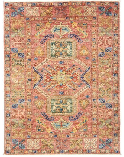 Tappeto Kazak Fine Pakistan marrone 129x168
