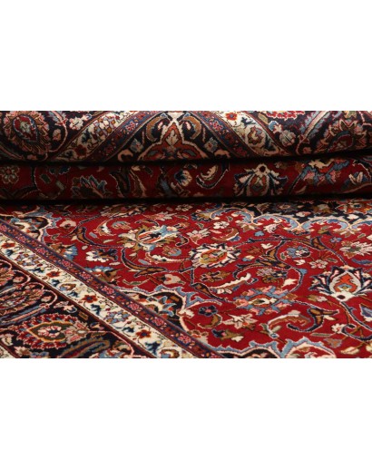 Tappeto Mashad Persia marrone bianco 243x340